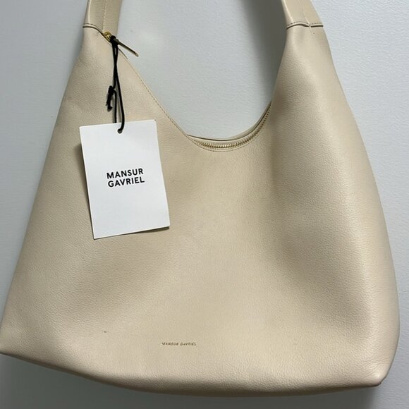 $695 retail MANSUR GAVRIEL Candy Hobo NWT in Jasmine (off white) shoulder bag - Picture 4 of 14